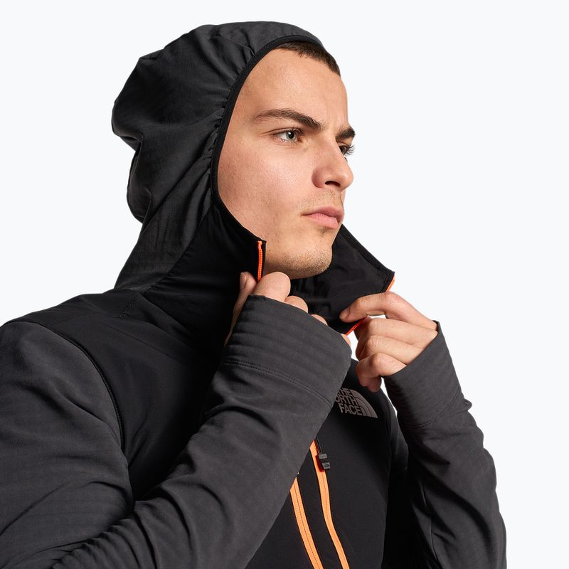 Giacca ibrida da uomo The North Face Dawn Turn Hybrid Ventrix Midlayer grigio asfalto/nero/arancio 4