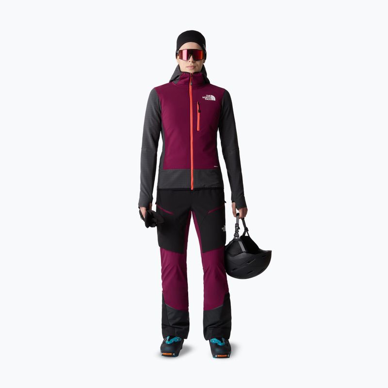 The North Face Dawn Turn Hybrid Ventrix Midlayer giacca donna grigio asfalto/boysenberry 2