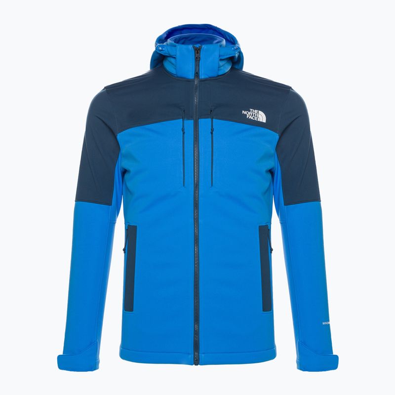 Giacca softshell da uomo The North Face Diablo Softshell Cappuccio staccabile blu ottico/blu scuro 5