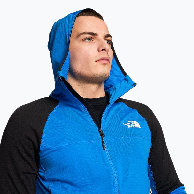 Felpa da trekking da uomo The North Face Bolt Polartec Hoodie blu ottico/nero 4