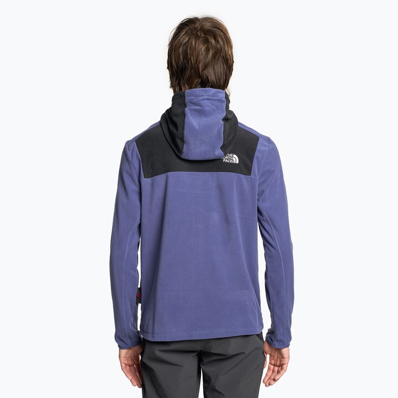 Felpa da trekking da uomo The North Face Homesafe Full Zip Fleece Hoodie cave blu/nero 2