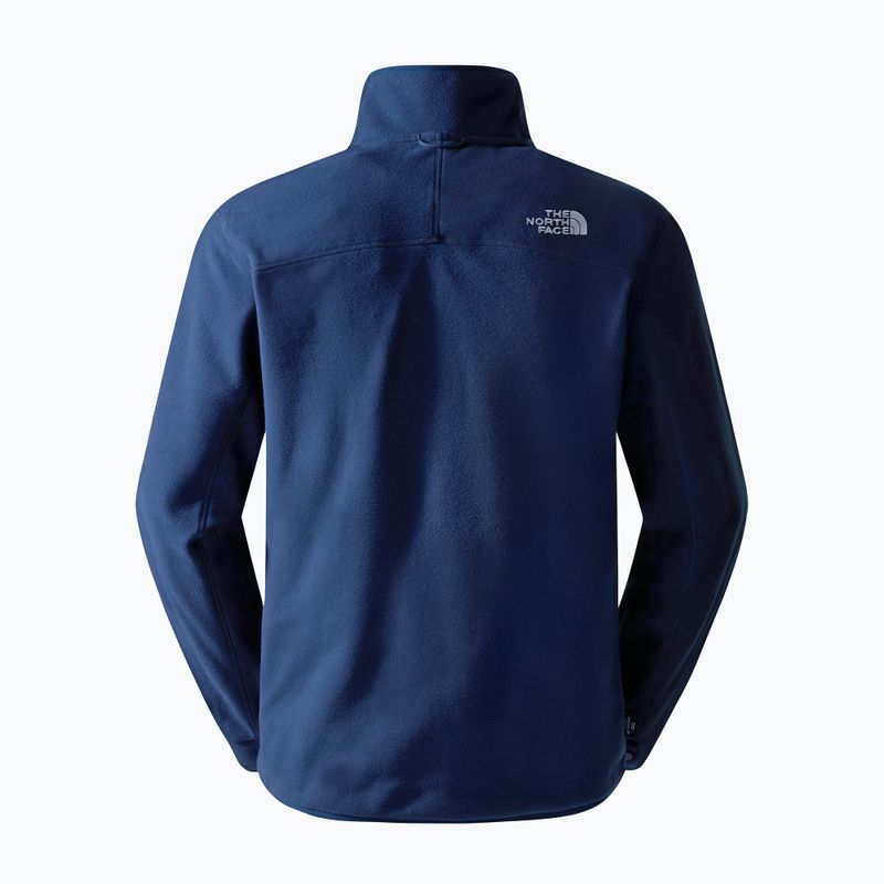 Felpa da trekking da uomo The North Face 100 Glacier Full Zip summit navy 6