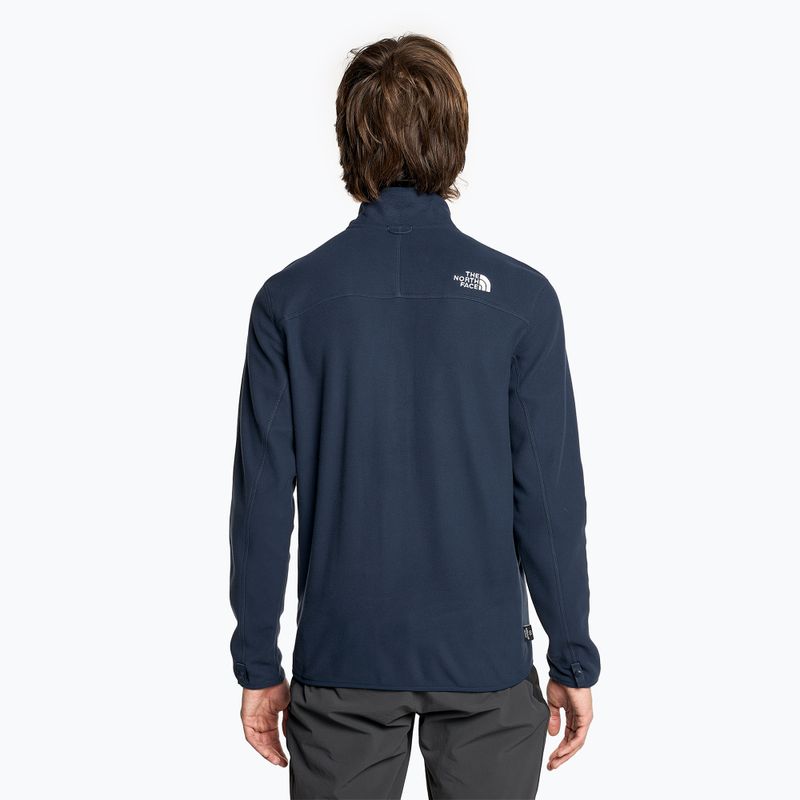 Felpa da trekking da uomo The North Face 100 Glacier Full Zip summit navy 2