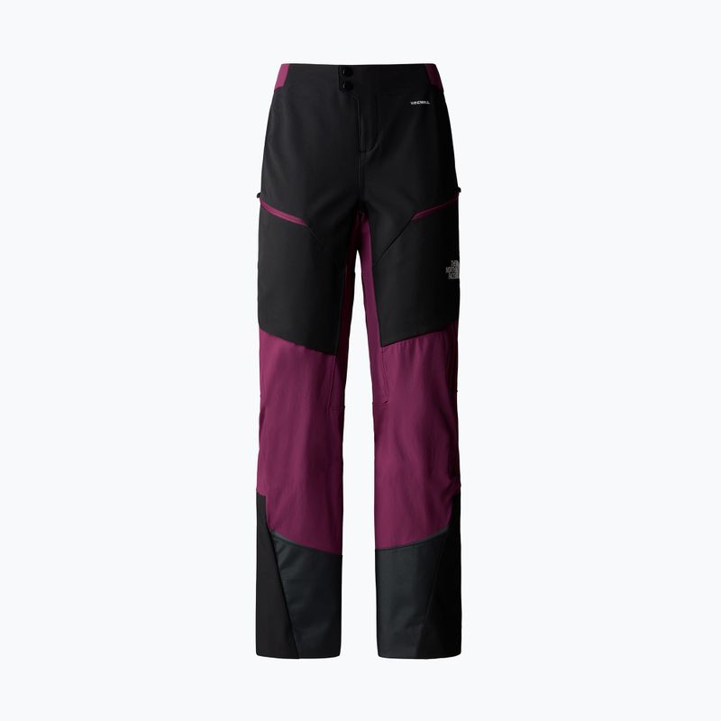 Pantaloni da sci The North Face Dawn Turn Hybrid boysenberry/nero da donna