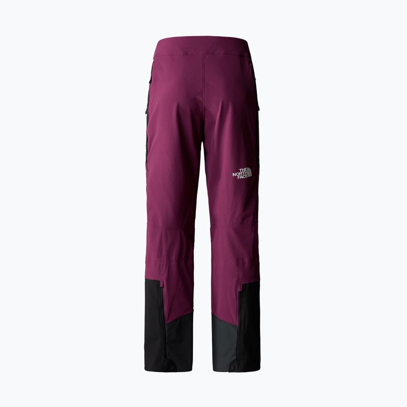 Pantaloni da sci The North Face Dawn Turn Hybrid boysenberry/nero da donna 2