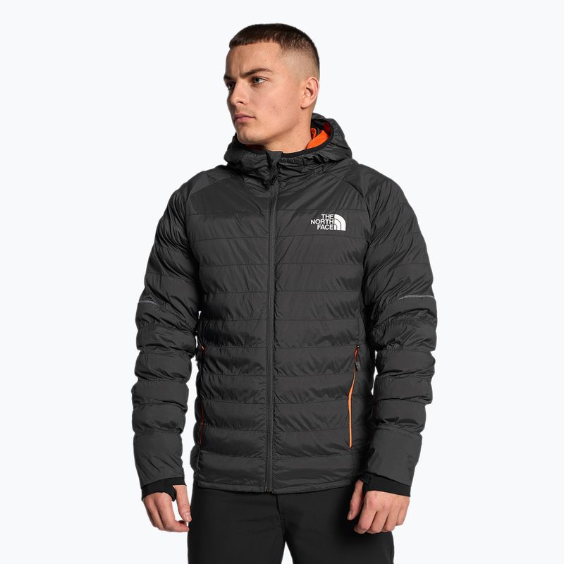 Piumino da uomo The North Face Dawn Turn 50/50 Sintetico grigio asfalto/arancio rosso