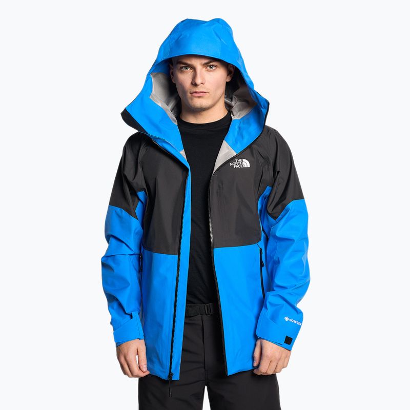 Giacca softshell da uomo The North Face Jazzi GTX blu ottico/nero