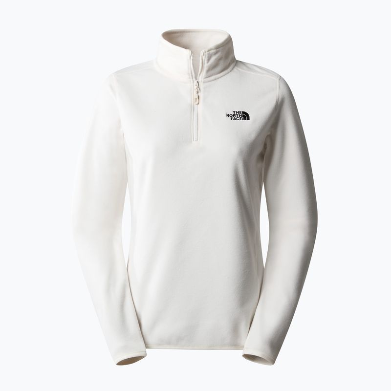 Felpa trekking donna The North Face 100 Glacier 1/4 Zip gardenia bianco 4