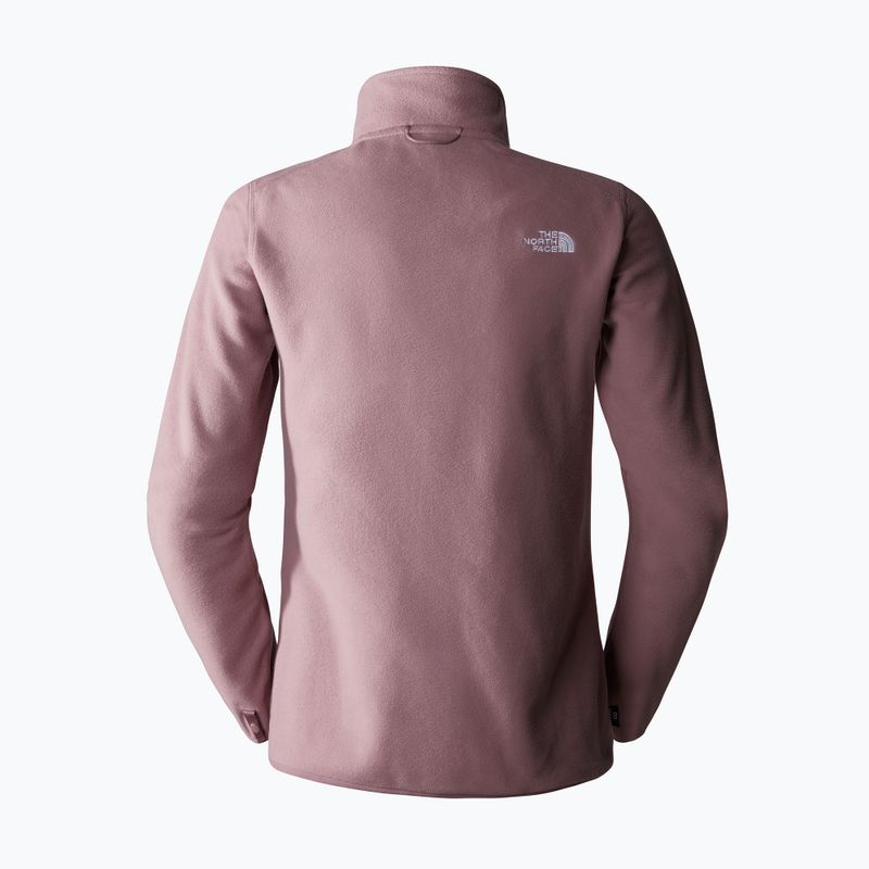 Felpa trekking donna The North Face 100 Glacier FZ grigio fulvo 6