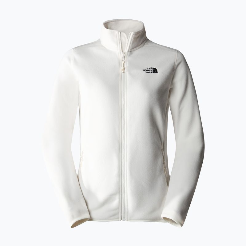 Felpa trekking donna The North Face 100 Glacier FZ gardenia bianco 5