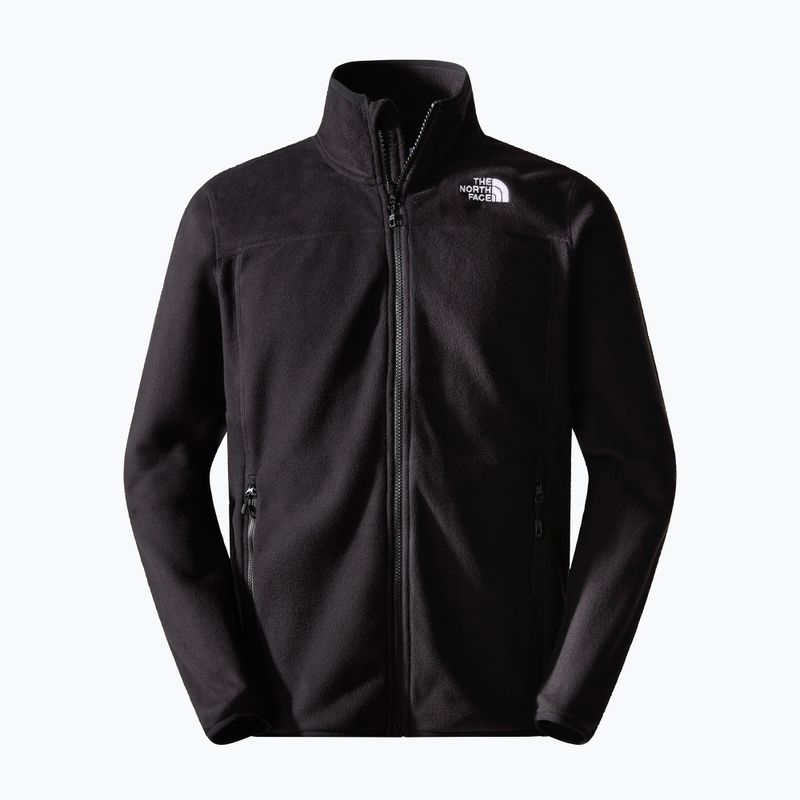 Felpa da trekking da uomo The North Face 100 Glacier Full Zip nero 5