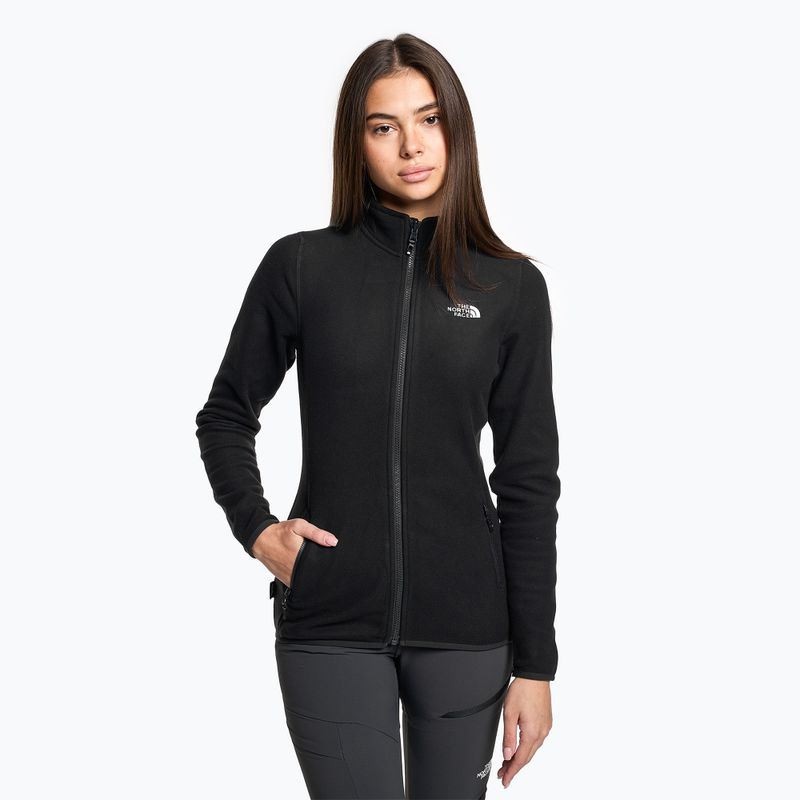 Giacca da trekking donna The North Face 100 Glacier FZ nero