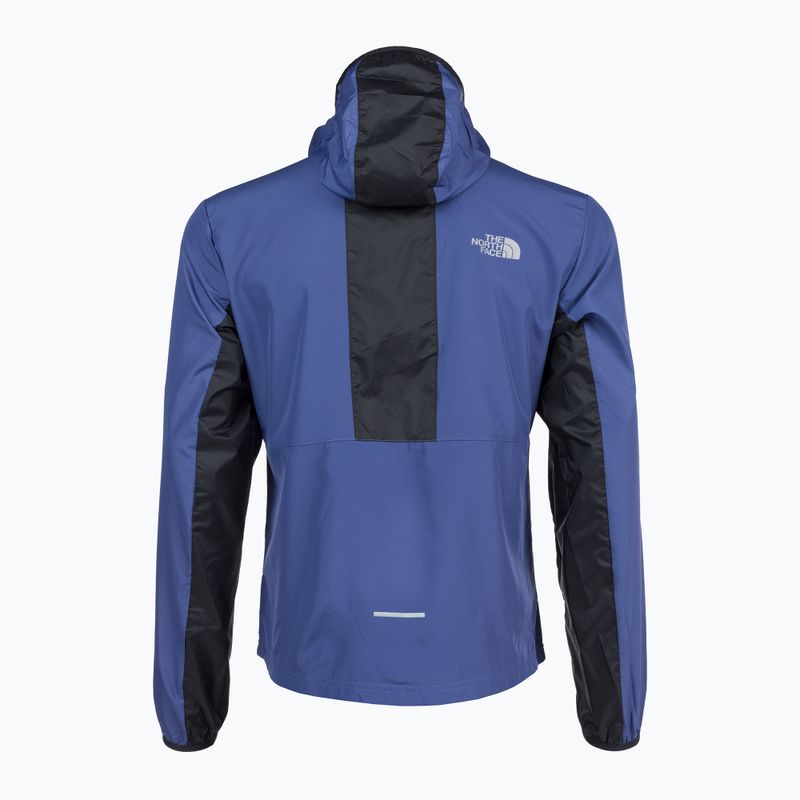 Giacca da corsa da uomo The North Face Run Wind cave blu 2