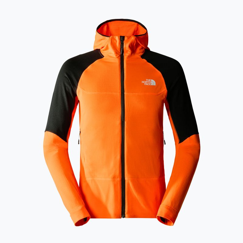 Felpa da trekking da uomo The North Face Bolt Polartec Hoodie arancio/nero 5