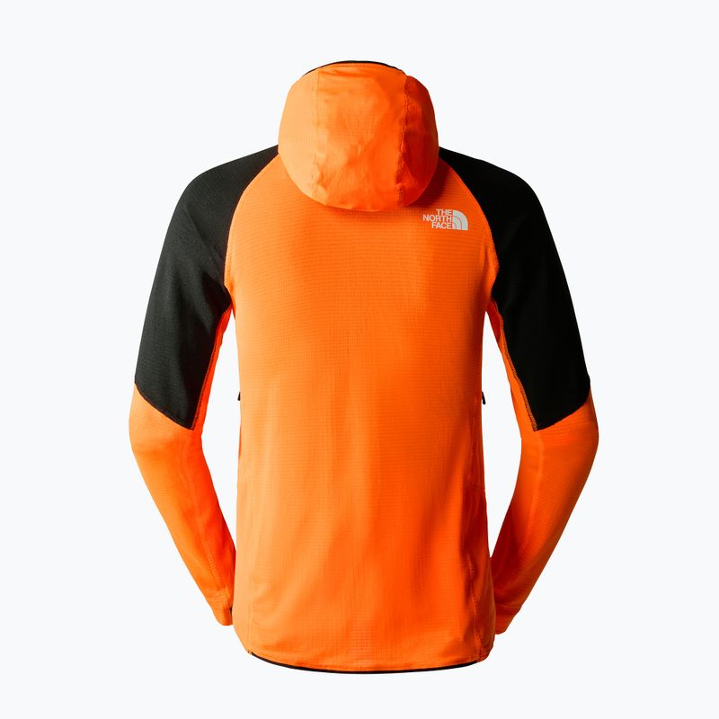Felpa da trekking da uomo The North Face Bolt Polartec Hoodie arancio/nero 6
