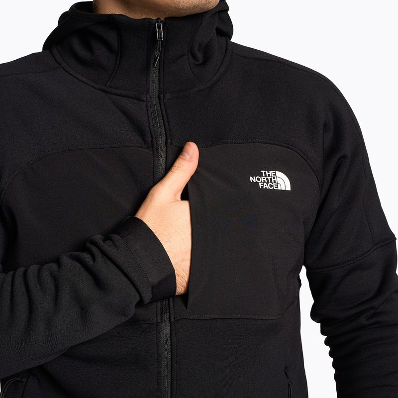 Felpa da trekking da uomo The North Face Canyonlands High Altitude Hoodie nero 4