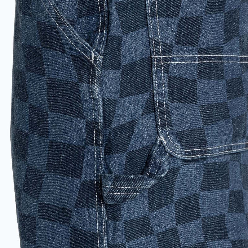 Pantaloni Vans Drill Chore Carp a scacchi in denim/indaco da uomo 5