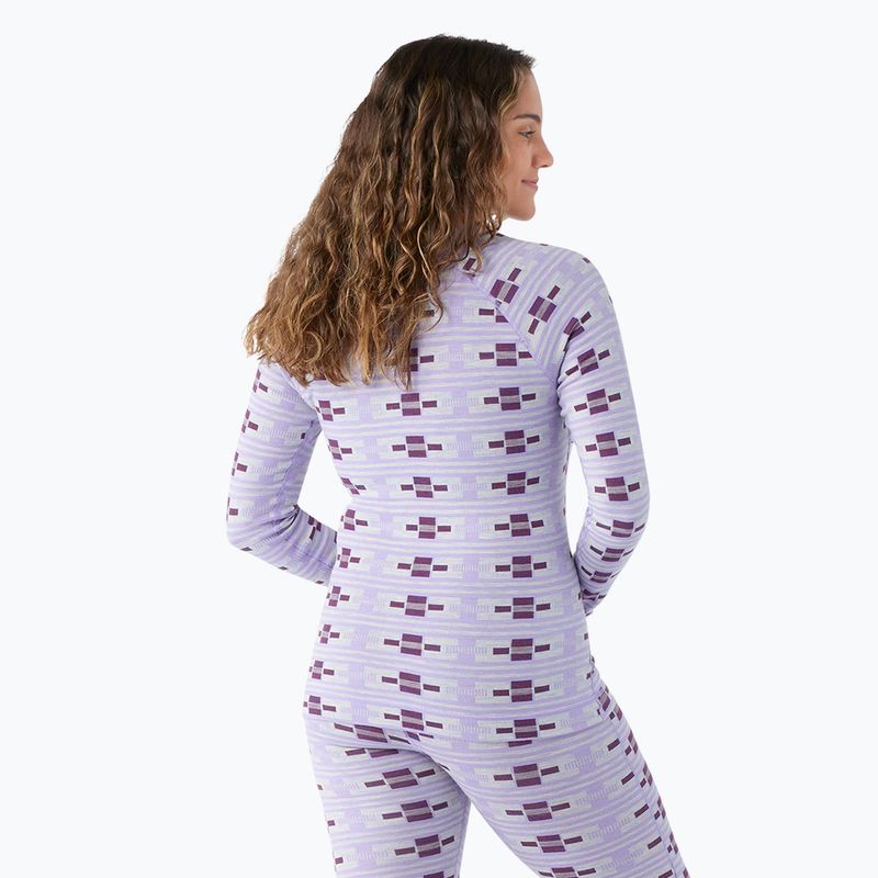 Maglia termica da donna Smartwool Merino 250 Baselayer Crew Boxed violet flirt with me 2