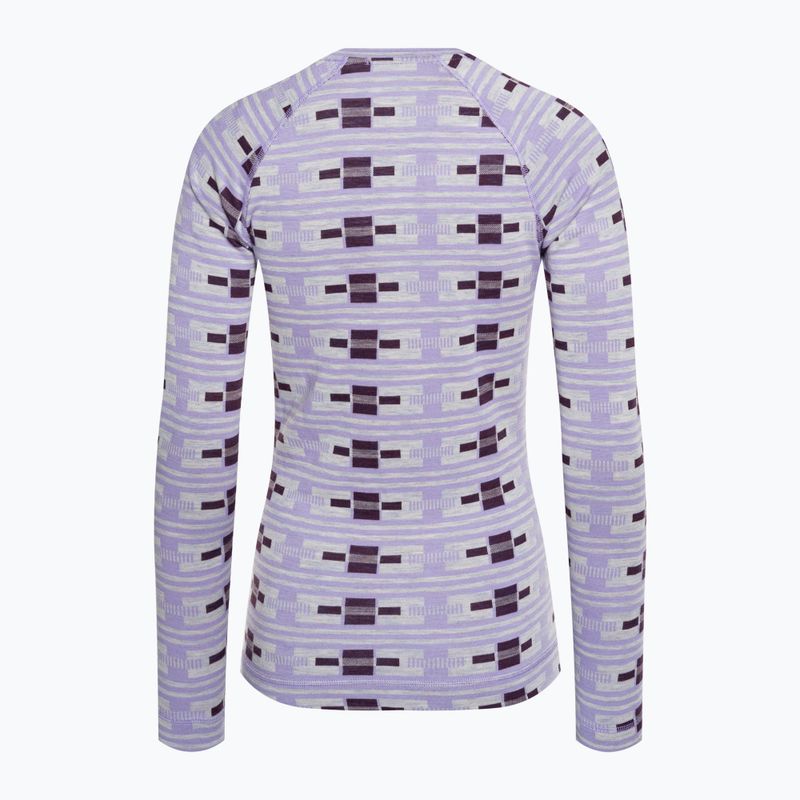 Smartwool Merino 250 Baselayer Crew da donna in scatola a maniche lunghe viola flirt con me 4