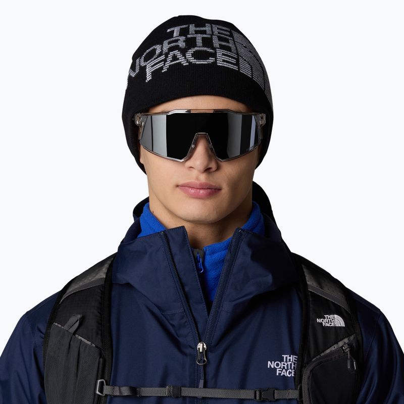 Berretto invernale da uomo The North Face Reversible Highline nero/nero/bianco 5