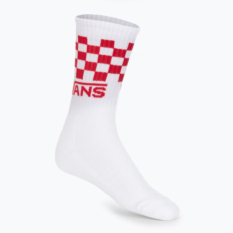 Vans Classic Check Crew calze da uomo 3 paia bianco 3