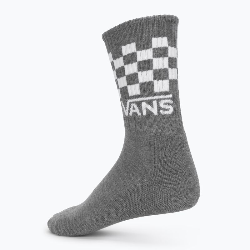 Calzini Vans Classic Check Crew da uomo 3 paia bianco/nero 5