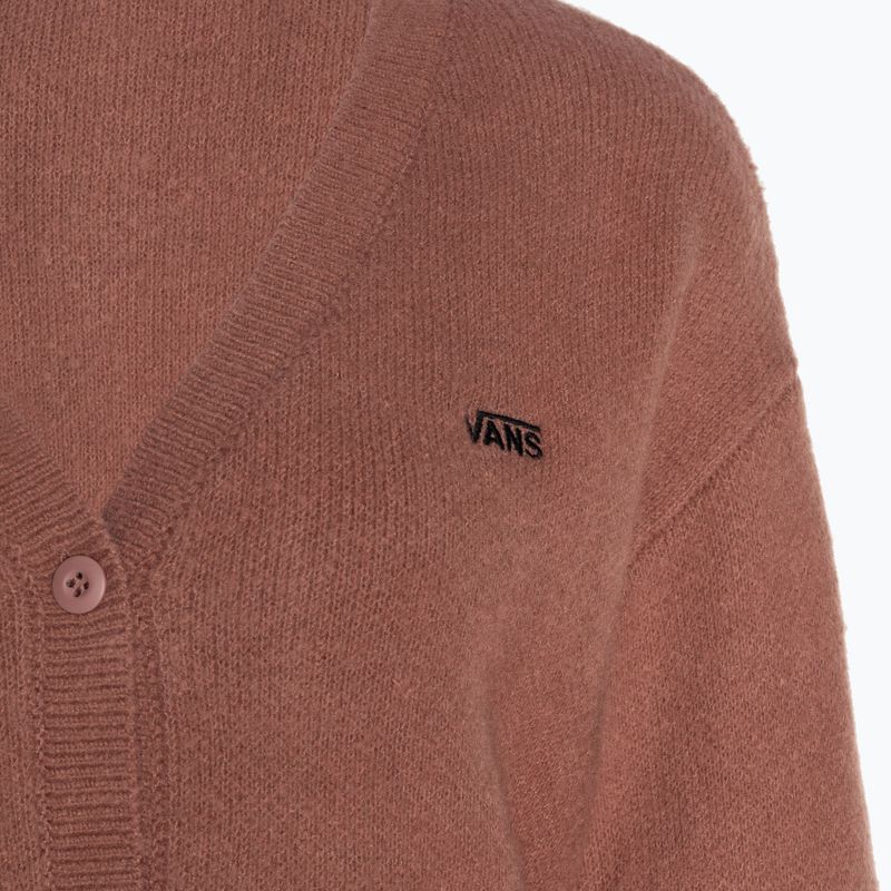 Vans Donna Hadley - Cardigan rilassato - Maglia rosa biancastro 3