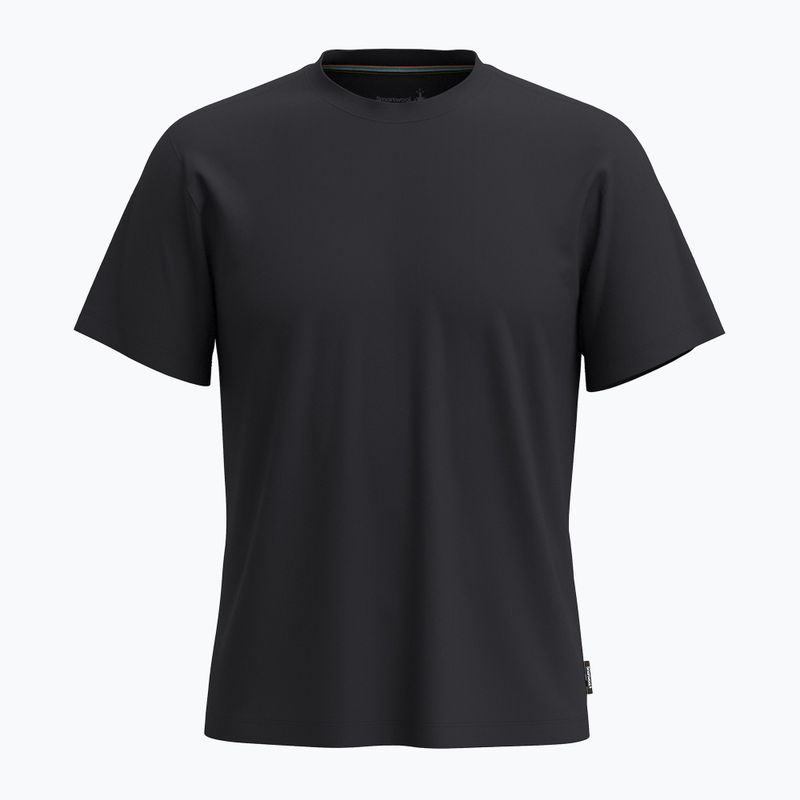 Maglietta Smartwool Perfect Crew a maniche corte da uomo, nero 3