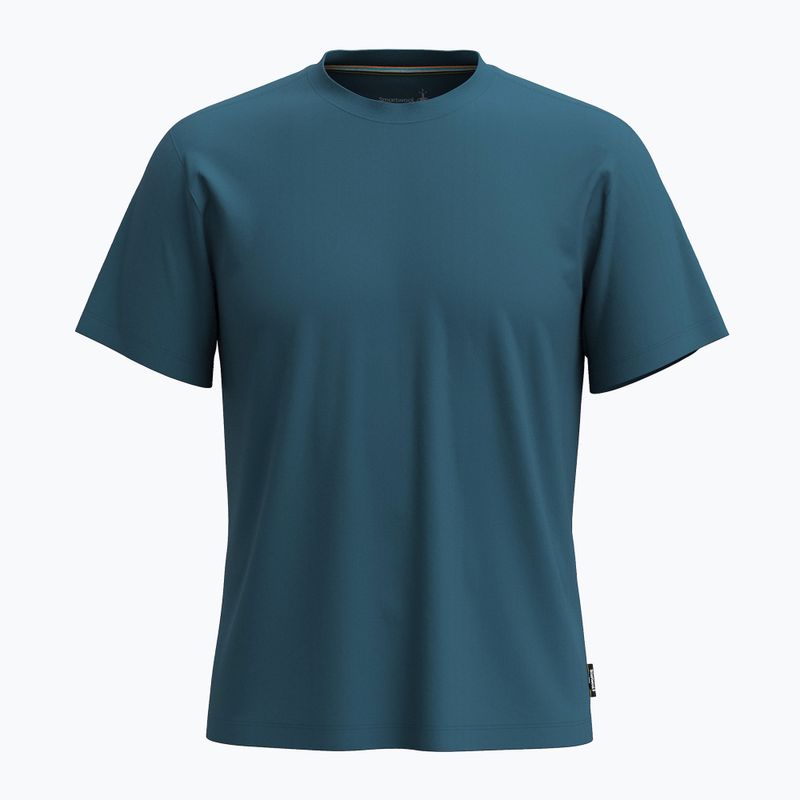 Maglietta Smartwool Perfect Crew da uomo a maniche corte blu notte 3