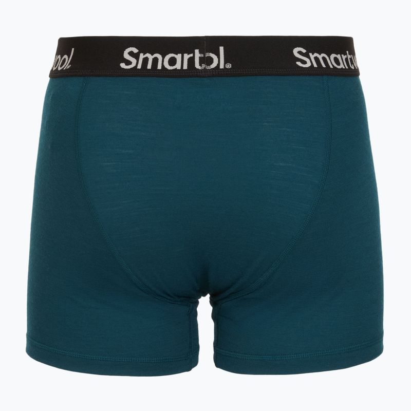 Smartwool Merino Boxer Termico da uomo Boxer Slip Slip Boxato twilight blue 2