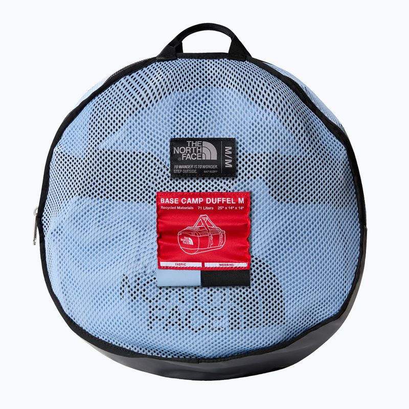 The North Face Base Camp Duffel M 71 l borsa da viaggio blu acciaio/nero 3