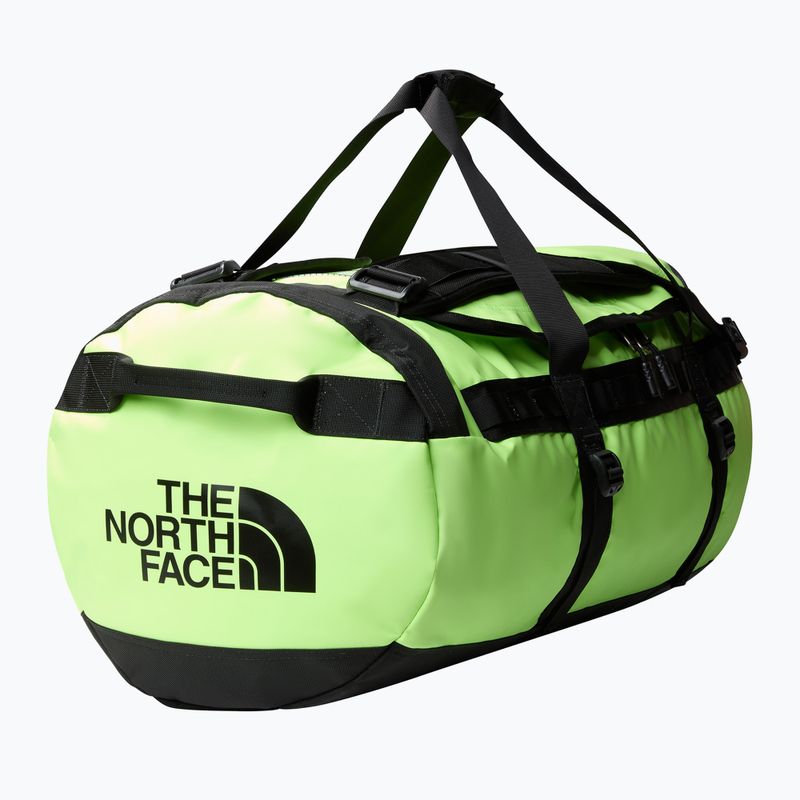 Borsa da viaggio The North Face Base Camp Duffel M 71 l verde sicurezza/nero