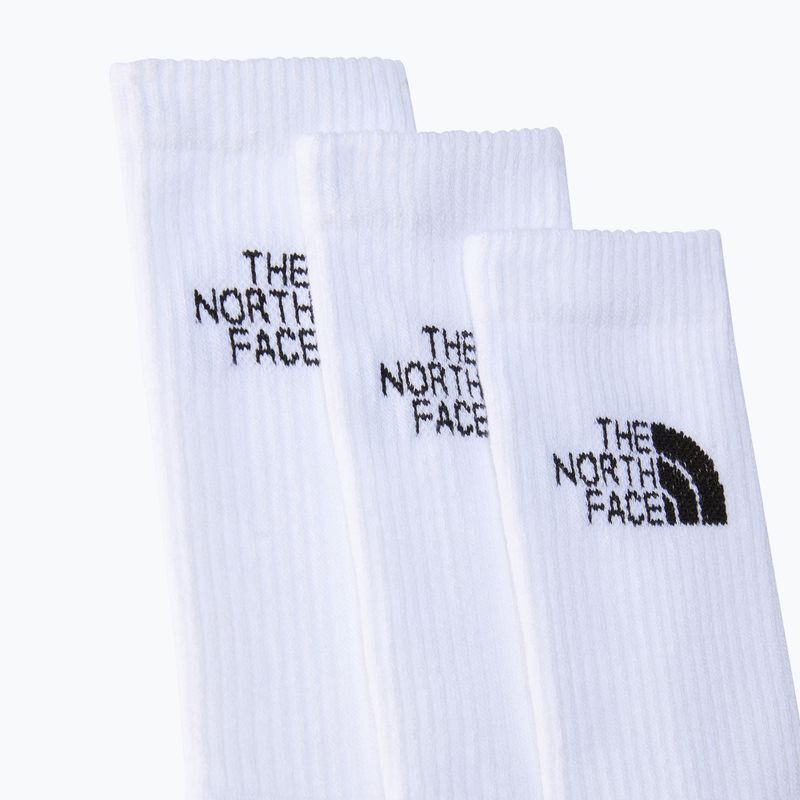 The North Face Multi Sport Cush Crew Sock 3 paia di calze da trekking bianche 2