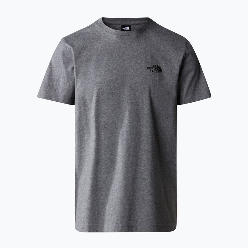 Maglietta da uomo The North Face Simple Dome Tee grigio erica medio 5