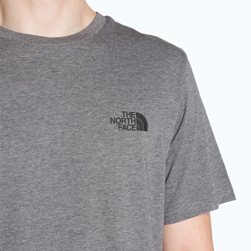 Maglietta da uomo The North Face Simple Dome Tee grigio erica medio 3