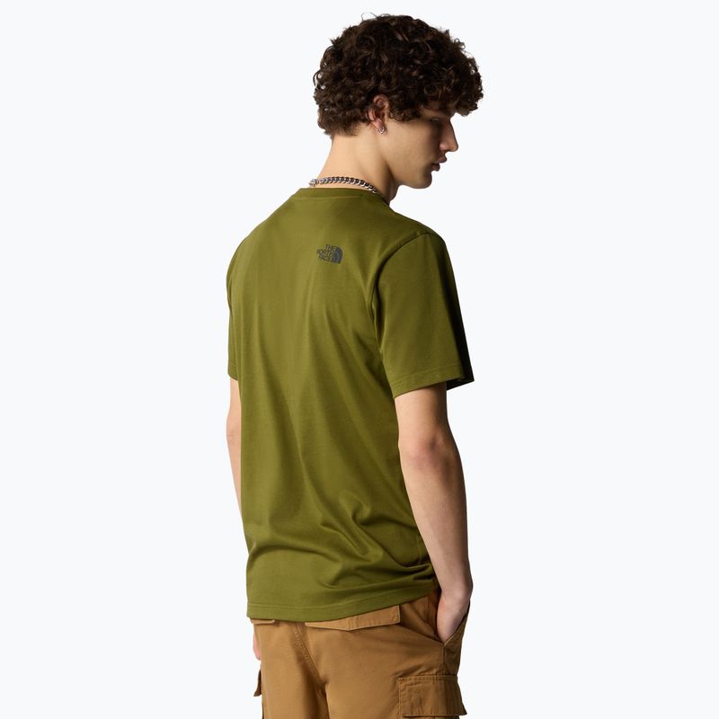 Maglietta da uomo The North Face Simple Dome Tee forest olive 3