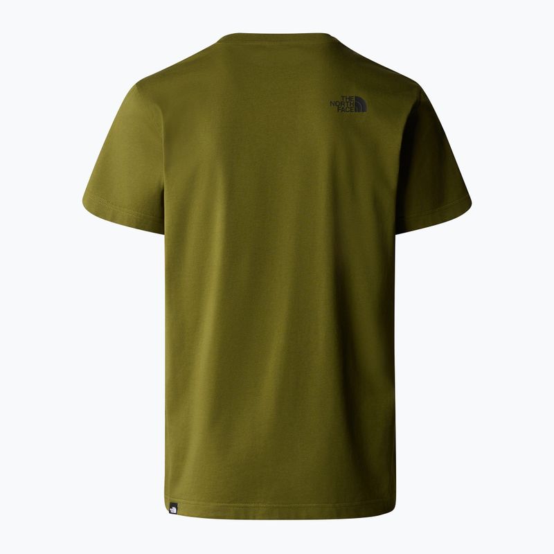 Maglietta da uomo The North Face Simple Dome Tee forest olive 5