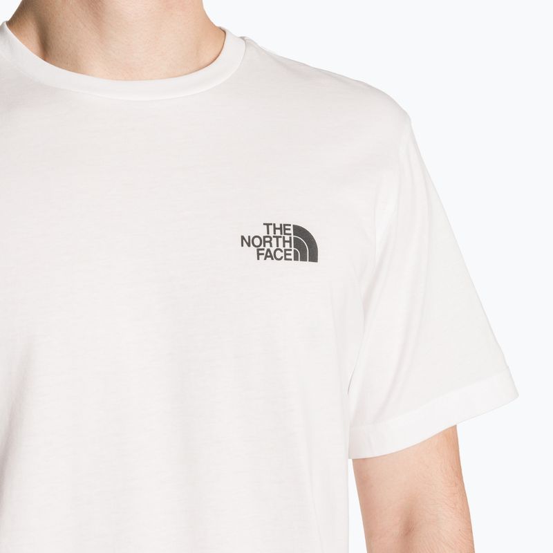 T-shirt da uomo The North Face Simple Dome Tee bianco 3