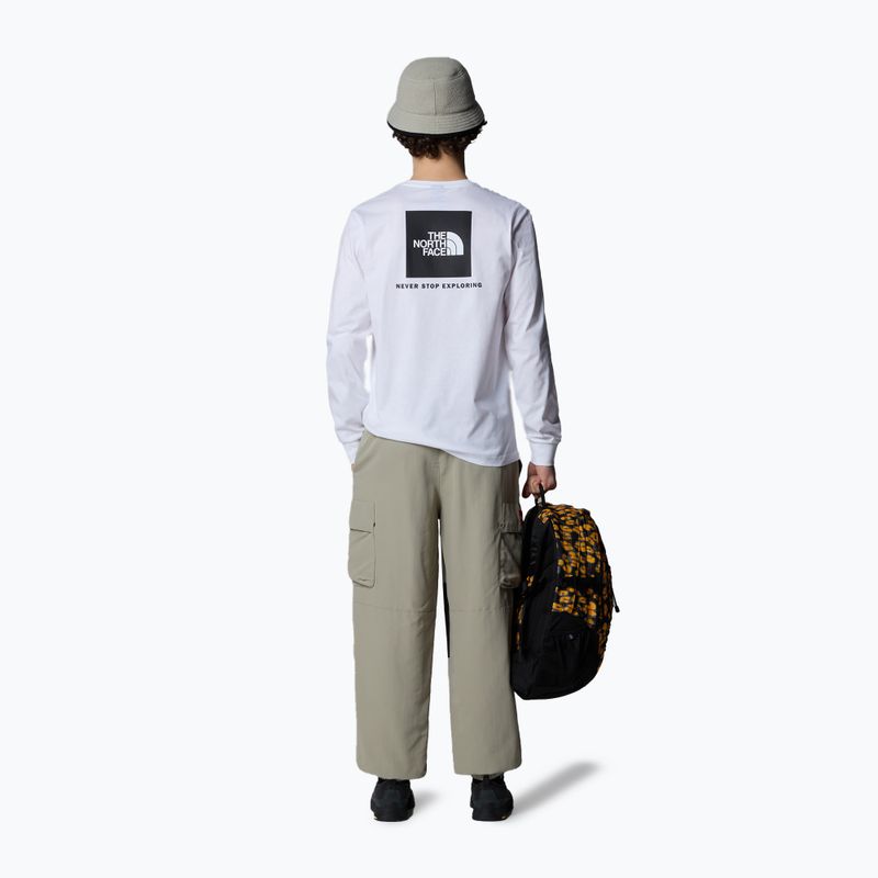Maglietta a maniche lunghe The North Face Box Nse da uomo, bianco tnf 2