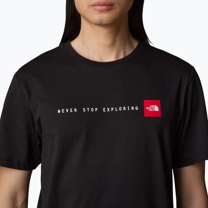 T-shirt da uomo The North Face Never Stop Exploring Tee tnf nero 4