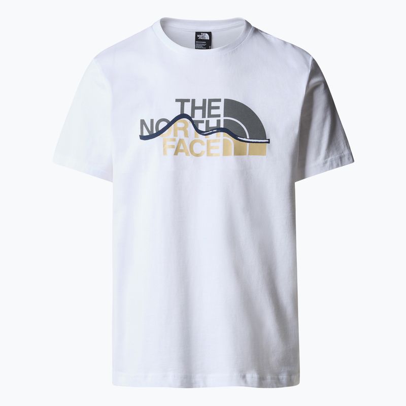 Maglietta The North Face Mountain Line da uomo, bianco