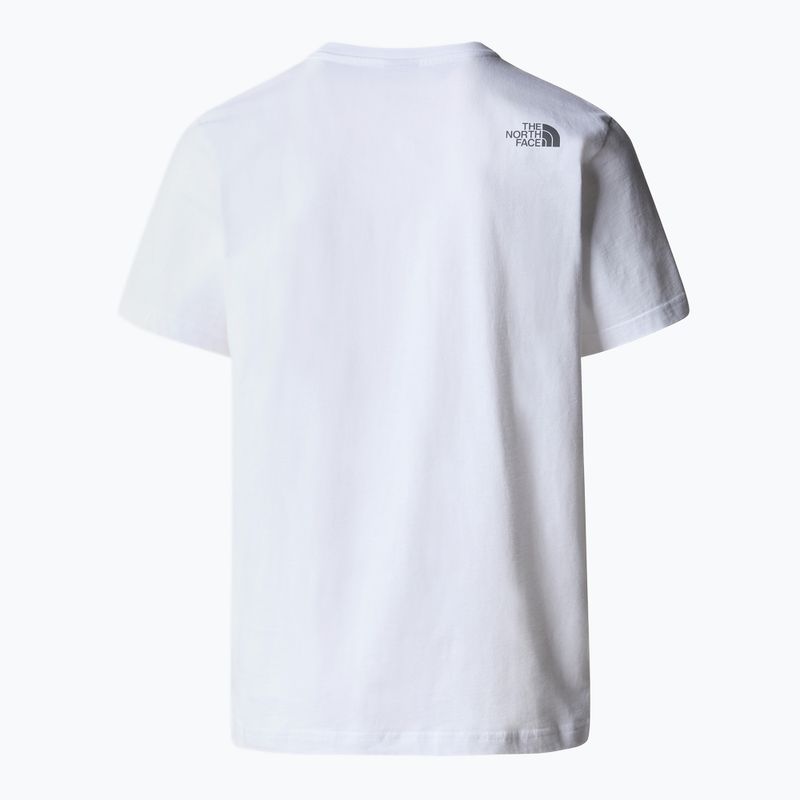 Maglietta The North Face Mountain Line da uomo, bianco 2
