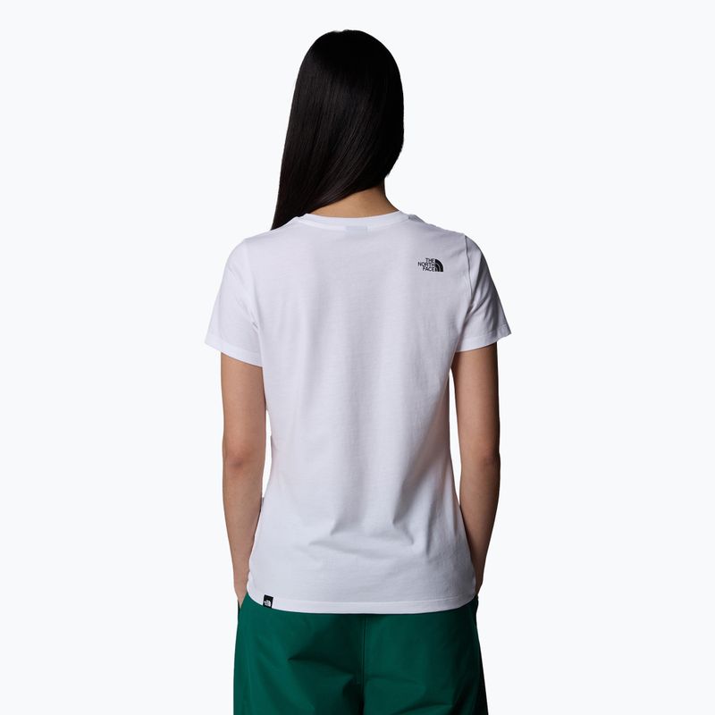Maglietta donna The North Face Simple Dome Slim Tee tnf white 3