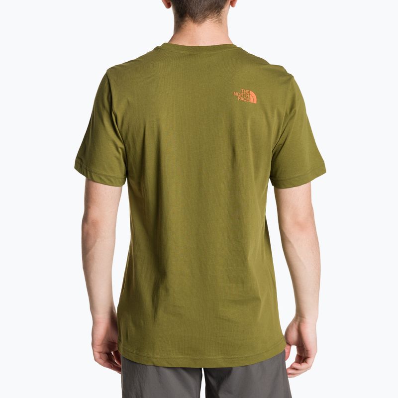 Maglietta da uomo The North Face Rust 2 forest olive 2
