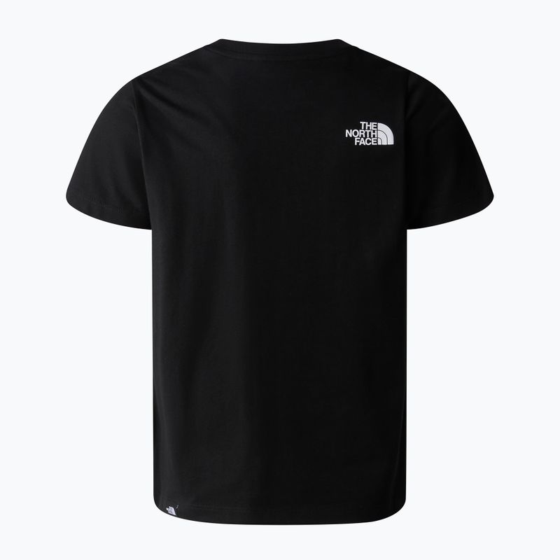 Maglietta The North Face Simple Dome da bambino, nero 2