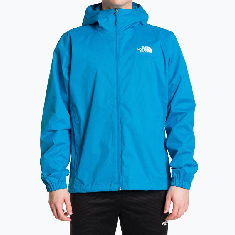 Giacca antipioggia da uomo The North Face Quest skyline blu nero heath