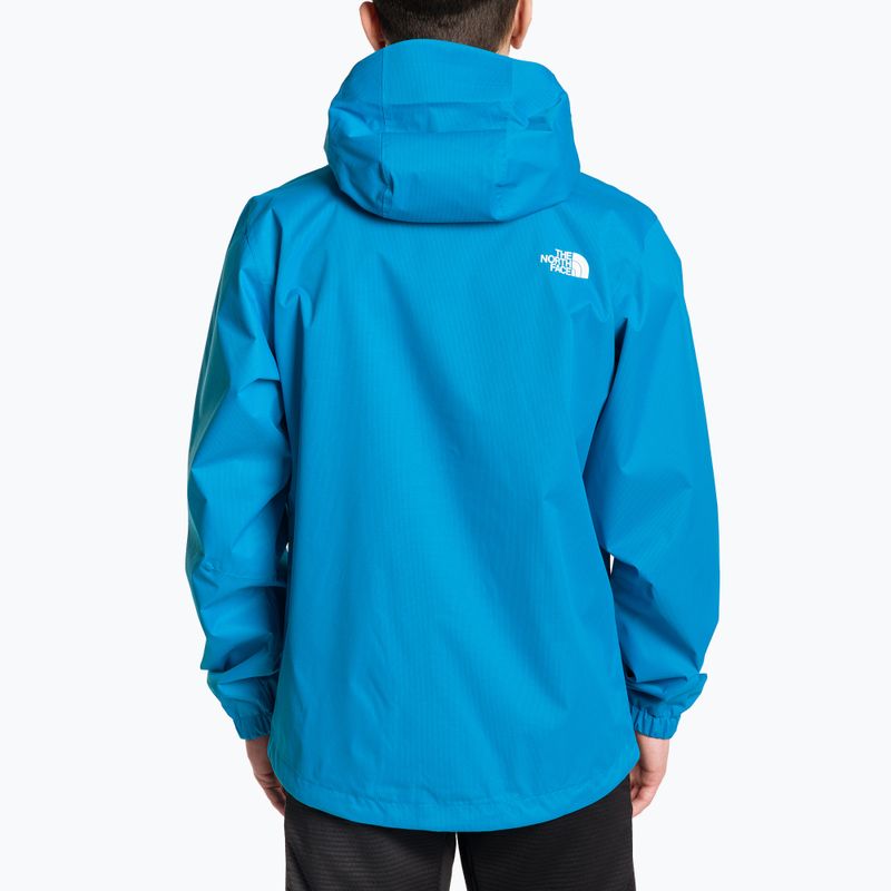 Giacca antipioggia da uomo The North Face Quest skyline blu nero heath 2