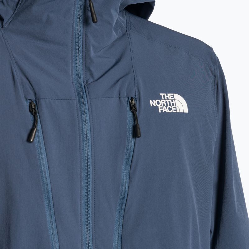 Giacca softshell da uomo The North Face Vertline blu scuro 3