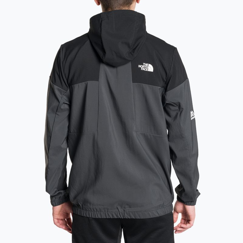 Giacca a vento da uomo The North Face Ma Wind Track grigio asfalto/nero 2