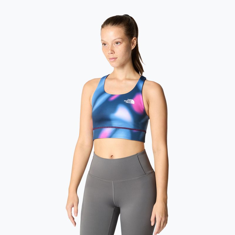 The North Face Flex Reversible summit navy reggiseno fitness mofphing sh 2